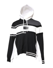 Dolce & Gabbana Multicolor Logo Pullover Hooded Sweater