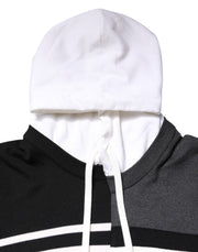 Dolce & Gabbana Multicolor Logo Pullover Hooded Sweater