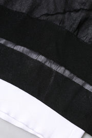 Dolce & Gabbana Black White Logo Knitted Pullover Sweater