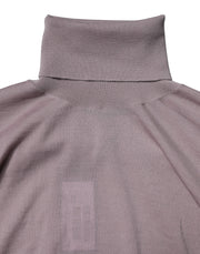 Dolce & Gabbana Brown Cashmere Knitted Men Pullover Sweater