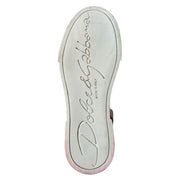 Dolce & Gabbana White Red Logo Portofino Sneakers Shoes