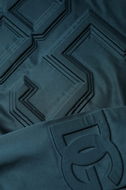 Dolce & Gabbana Dark Green Embossed Logo Pullover Sweater