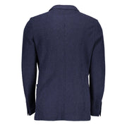 Gant Blue Wool Men Jacket