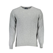 North Sails Gray Wool Men Sweater