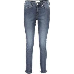 Calvin Klein Blue Cotton Jeans Denim