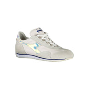 Diadora White Fabric Sneaker