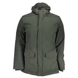 U.S. POLO ASSN. Green Polyester Men Jacket