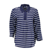 Gant Blue Viscose Polo Shirt