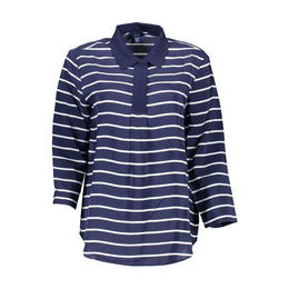 Gant Blue Viscose Polo Shirt