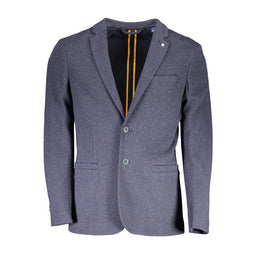 Gant Blue Cotton Blazer Jacket