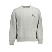 Tommy Hilfiger Gray Cotton Men Sweater