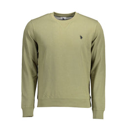 U.S. POLO ASSN. Green Cotton Mens Sweater