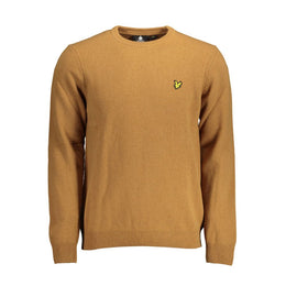 Lyle & Scott Brown Wool Men Sweater