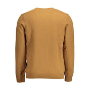 Lyle & Scott Brown Wool Men Sweater