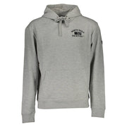 North Sails Gray Cotton Men Sweatshirt