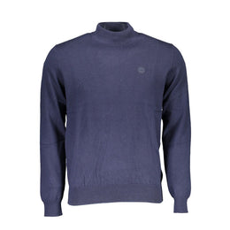 North Sails Blue Cotton Men Sweater