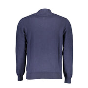North Sails Blue Cotton Men Sweater