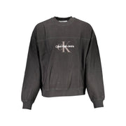 Calvin Klein Black Cotton Men Sweater
