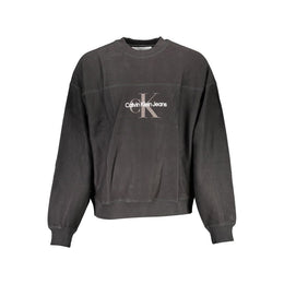 Calvin Klein Black Cotton Men Sweater