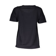 Just Cavalli Black Polyester T-Shirt