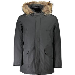 Woolrich Gray Cotton Jackets & Coat