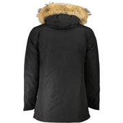 Woolrich Black Cotton Jackets & Coat