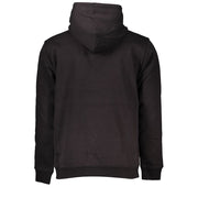 Tommy Hilfiger Black Cotton Men's Sweater Hoodie