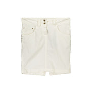 Patrizia Pepe White Cotton Skirt