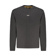 Hugo Boss Black Cotton Sweatshirt