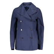 Gant Blue Cotton Jackets & Coat