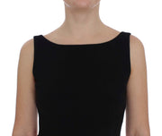 Dolce & Gabbana Pink Floral Print Long Maxi Sheath Dress