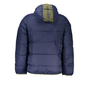 La Martina Blue Polyamide Men Jacket