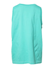 Dolce & Gabbana Green Sleeveless Logo Round Neck T-shirt