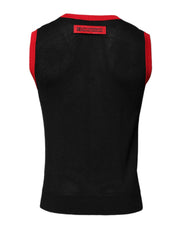 Dolce & Gabbana Black Cotton Slim Fit Round Neck T-shirt