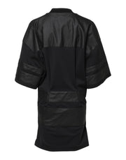 Dolce & Gabbana Black Cotton Short Sleeves V-neck T-shirt