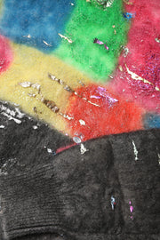 Dolce & Gabbana Multicolor Mohair Turtleneck Pullover Sweater