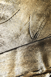 Dolce & Gabbana Gold Round Neck Long Sleeve Pullover Top