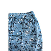Trussardi Beachwear Light Blue Polyester Men Swim Trunk