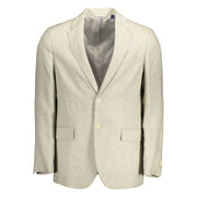 Gant Beige Linen Jackets & Coat