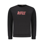 Rifle Black Cotton Sweatshirt