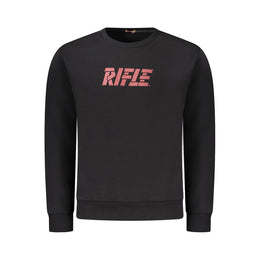 Rifle Black Cotton Sweatshirt