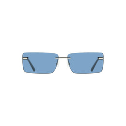 Calvin Klein Blue Metal Women Sunglass