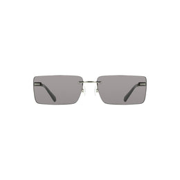 Calvin Klein Black Metal Women Sunglass