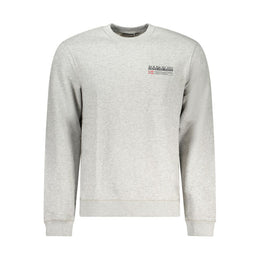 Napapijri Gray Cotton Men Sweater