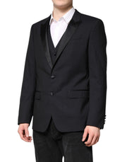 Dolce & Gabbana Dark Blue MARTINI Wool Suit 2 Piece Jacket