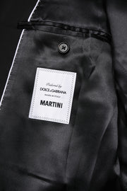 Dolce & Gabbana Black MARTINI Double Breasted Suit Jacket