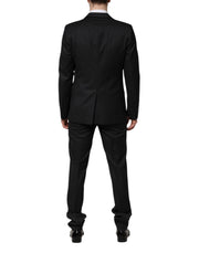 Dolce & Gabbana Dark Gray MARTINI 2 Pc Single Breasted Suit