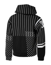 Dolce & Gabbana Black White Stripe Hooded Sweatshirt Sweater