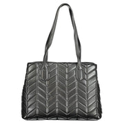 Mario Valentino Black Polyethylene Women Handbag