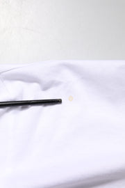 Dolce & Gabbana White Logo Embroidery Round Neck T-shirt